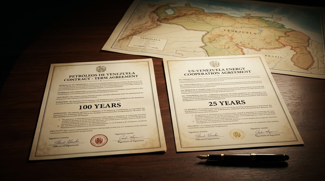 100 Anos ou 25? As Duas Versões do Acordo EUA-Venezuela